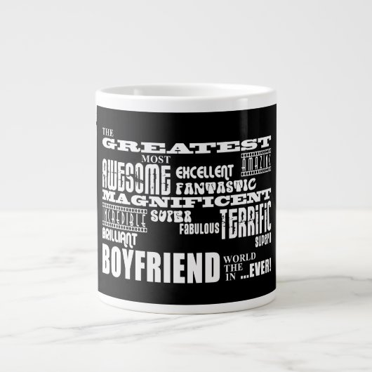 Fun Geschenke für Boyfreunde: Bester Freund Jumbo-Tasse (Vorderseite)