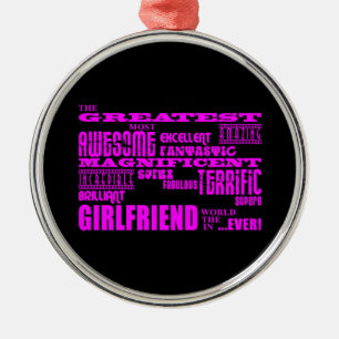 Fun Geschenke für Freunde von Mädchen: Beste Fre Silbernes Ornament