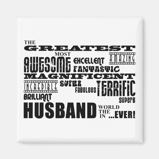 Fun Geschenke für Husbands: Bester Musikfreund Magnet (Vorne)