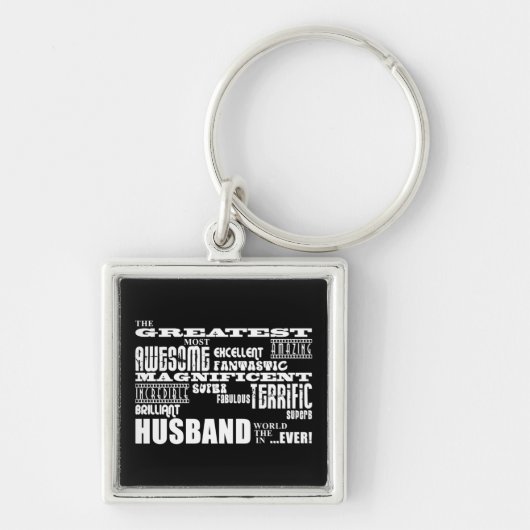 Fun Geschenke für Husbands: Bestes Ehemann Schlüsselanhänger (Vorne)