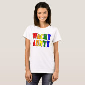 Fun Geschenke für Tanten : Wacky Aunty T-Shirt (Vorne ganz)