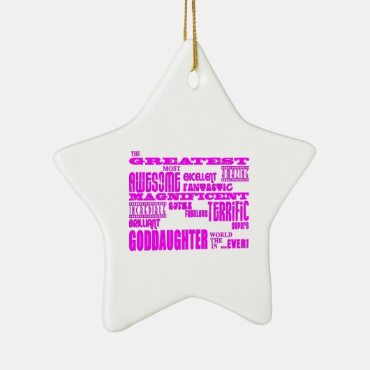 Fun Geschenke für Töchter: Beste Tochter Keramikornament (Rechts)