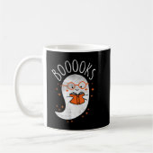 Fun Ghost Book Reading Halloween Niedlich Teacher Kaffeetasse (Links)