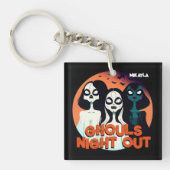 Fun Ghouls Night Out Schlüsselanhänger (Vorderseite)