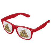 Fun gib kein Gekackt Emoji Sonnenbrille (Schrägansicht)