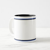 "Fun gift" "Bionic Angesagt Replacement"-Tasse Zweifarbige Tasse (Vorderseite Links)