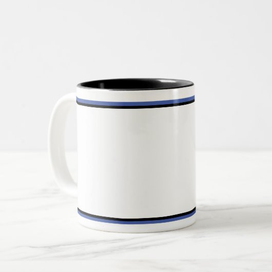 "Fun gift" "Bionic Angesagt Replacement"-Tasse Zweifarbige Tasse (Vorderseite Links)