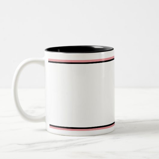 "Fun gift" "Bionic Angesagt Replacement"-Tasse Zweifarbige Tasse (Links)