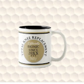 Fun gift~ Bionic Knee-Ersatz-Tasse Zweifarbige Tasse