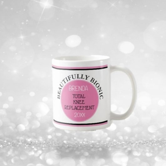 Fun gift~ Bionic Knee-Ersatz-Tasse Zweifarbige Tasse