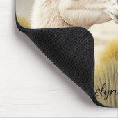 Fun Gift für Paare Verlobt Kissing Llamas Mousepad (Ecke)