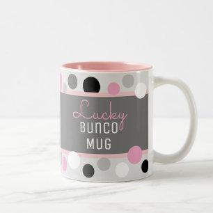 Fun Gift! Lucky Bunco Tasse Zwei-Tone-Kaffee-Tasse