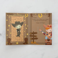 Fun Ginger Boys A-Maze-ing Cowboy zum Geburtstag