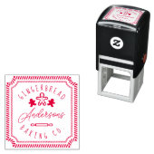 Fun Gingerbread Cookies Personalisiert Familiennam Permastempel (Beispiel)