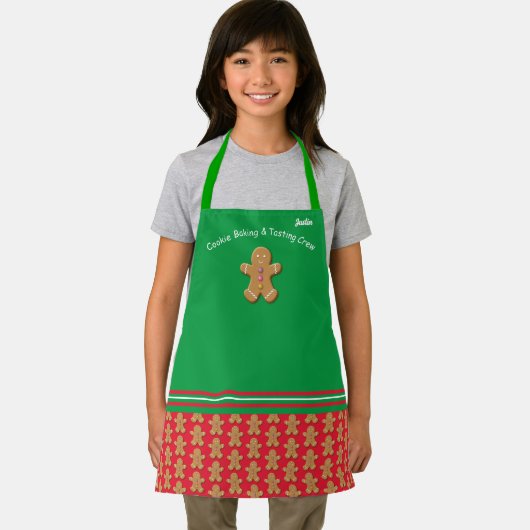 Fun Gingerbread Holiday Schürze (Insitu)