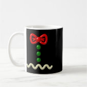 Fun Gingerbread Man Costume Halloween-Geschenk Kaffeetasse (Links)
