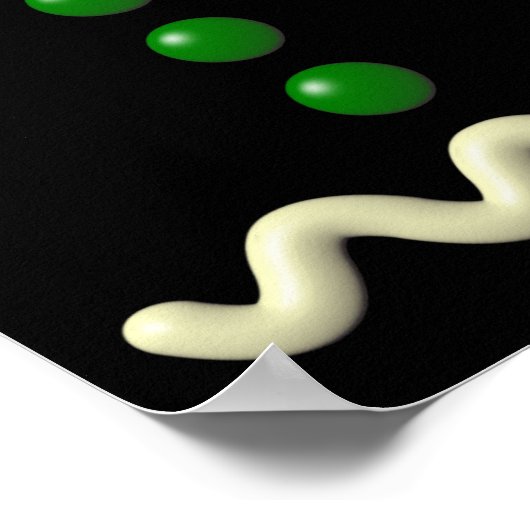 Fun Gingerbread Man Costume Halloween-Geschenk Poster (Ecke)