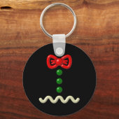 Fun Gingerbread Man Costume Halloween-Geschenk Schlüsselanhänger (Vorderseite)