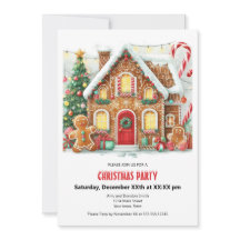 Fun Gingerbrew House Weihnachtsfest Party