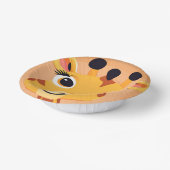 Fun giraffe Face Safari Wilder Dschungel Geburtsta Pappteller (Gewinkelt)