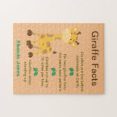 Fun Giraffe Fakten Puzzle (Horizontal)