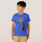 Fun Giraffe Foto T - Shirt (Vorne ganz)