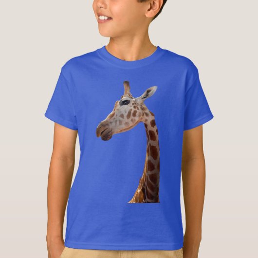Fun Giraffe Foto T - Shirt (Vorderseite)