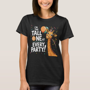 Fun Giraffe Party Design - Ich bin der große! T-Shirt
