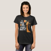 Fun Giraffe Party Design - Ich bin der große! T-Shirt (Vorne ganz)