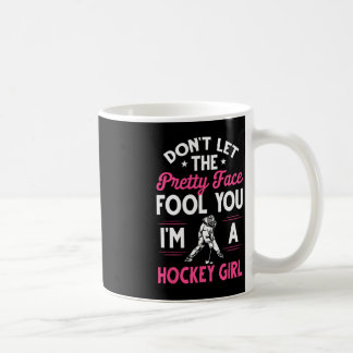 Fun Girl Hockey Geschenk für Frauen Kinder Eishock Kaffeetasse