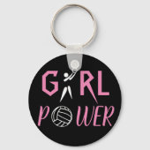 Fun Girl Power Netball Schlüsselanhänger (Vorderseite)