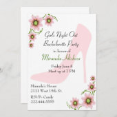 Fun Girl's Night Unser Junggeselinnen-Abschied Ein Einladung (Vorne/Hinten)