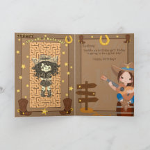 Fun Girls Sie sind ein tolles Cowgirl Geburtstagsk