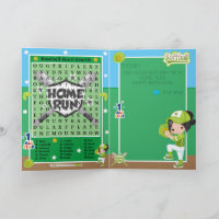 Fun Girls Softball Word Search Happy Birthday