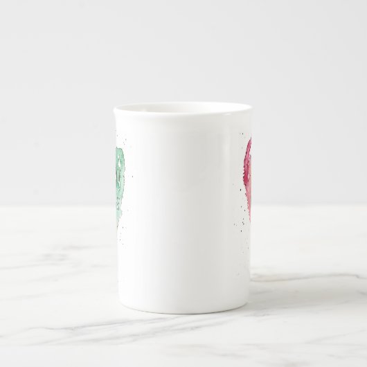 Fun Girly 'Nie zu beschäftigt für Fizzy' Knochen C Porzellantasse (Vorderseite)