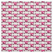 Fun Girly Skull Stoff (Muster)