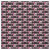 Fun Girly Skull Stoff (Muster)