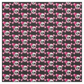 Fun Girly Skull Stoff (Muster)