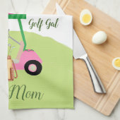 Fun Glam Golf Cart Landschaftlich Beste Mama Geschirrtuch (Viertel Falte)