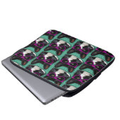 Fun Glasses Tuxedo Cat Epic Pattern Art Laptopschutzhülle (Vorne Knopf)