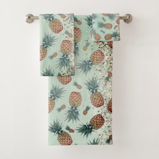 Fun Glitterie Ananas Badetuch Set (Insitu)