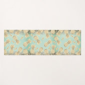 Fun Glittery Golden Pineapes Yogamatte (Vorderseite (Horizontal))