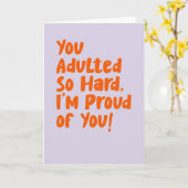 Fun Glückwunsch Erwachsener einzigartiges Zitat fr Karte (Gelbe Blume)