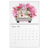 Fun Gnomes 2025 Familie freundlich Kalender (Feb 2027)
