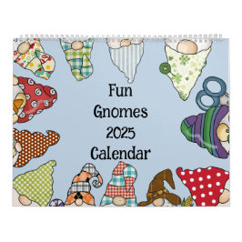 Fun Gnomes 2025 Familie freundlich Kalender
