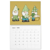 Fun Gnomes 2025 Familie freundlich Kalender (Mär 2026)