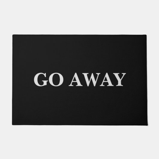 Fun "Go Away" Doormat Fußmatte (Vorderseite)