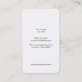 Fun Gold Circles & Colorful Confetti Muster Visitenkarte (Rückseite)