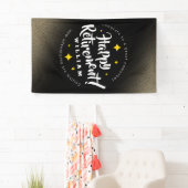Fun Gold Glitzer Stars Rente Neue Abenteuer Banner (Insitu)