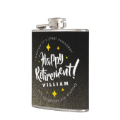 Fun Gold Glitzer Stars Rente Neue Abenteuer Flachmann (Links)